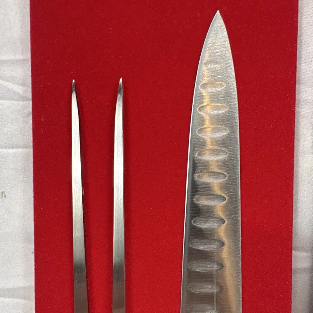 Messermeister 2pc Carving Set 8in Slicing Knife 5011-8K & Fork 5029-7